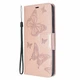 Чохол-книжка з малюнком UniCase Butterfly Pattern для Samsung Galaxy A51 - Rose Gold - зображення 2