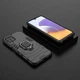 Чехол с подставкой Deexe Hybrid Case для Samsung Galaxy M32 (M325) - Black - изображение 8