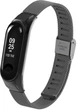 Браслет металлический Rapid для Mi Band 3 Black (21381) - изображение 1