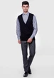 Жилет чоловічий чорний Arber Vest knitt2 AVTK-06 54 зріст 5 чорний (GM 10.59.30) - изображение 2