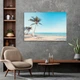 Картина на полотні Palm Trees On A Tropical Beach 110х150 см. - зображення 3