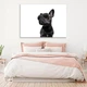 Картина на полотні Тварини French Bulldog With Glasses 110х150 см. - зображення 1