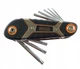 Ключи TORX складные RICHMANN 8шт T9-T40 (C6610) - изображение 1