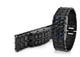 Годинник-браслет Led Watch Iron Samurai Айрон Самурай чорний з синіми світлодіодами (IBW012BZ) - зображення 5