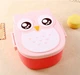Дитячий ланч бокс Bento Совушка Рожевий - зображення 1