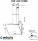 Вытяжка MINOLA HVS 5242 BL 700 LED - изображение 12