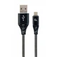 Дата кабель USB 2.0 Micro 5P to AM Cablexpert (CC-USB2B-AMmBM-1M-BW) - изображение 1