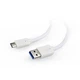 Дата кабель USB 3.0 AM to Type-C 1.0 m Cablexpert (CCP-USB3-AMCM-1M-W) - зображення 1