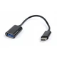 Дата кабель OTG USB 2.0 AF to Type-C 0.2m Cablexpert (AB-OTG-CMAF2-01) - зображення 1