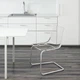Стул IKEA ТОБИАС, прозрачный, хромированный, 803.496.71 - изображение 2