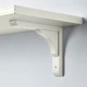 Полиця навісна IKEA BERGSHULT БЕРГСХУЛЬТ / RAMSHULT РАМСХУЛЬТ, білий, 80х30 см, 693.254.69 - изображение 3