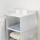 Штанга для одежды IKEA MULIG 60-90 см Белая 301.794.35 - изображение 4