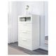 Комод с 4 ящиками IKEA BRIMNES белый матовое стекло (903.920.46) - изображение 2