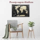 Скретч карта мира в раме Black Wood Черная с золотом Mymap 45x65cm - изображение 7
