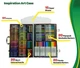 Набір для малювання Арт кейс Crayola Rainbow Inspiration Art Case 140 шт - изображение 2