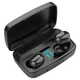 Bluetooth стерео наушники беспроводные c боксом для зарядки Air J16 TWS Original. Цвет: черный - изображение 1