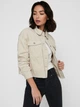 Вельветовая куртка ONLY ONLMARINA-ENY LIFE L/S CORD JACKET PNT L Бежевый 15222456 Pumice Stone - изображение 2