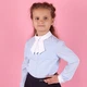 Блуза для девочек "Одри", Софт голубой с белым, 158 - изображение 2