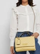 Сумка женская Guess Elliana Flap Over 73 Желтая (H2000029663987) - изображение 6