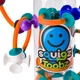 Конструктор контурный Соедини и согни Fat Brain Toys Squigz Toobz (F194ML) (811802023254) - изображение 3