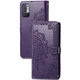 Шкіряний чохол-книжка Epik Art Case з візитницею на Xiaomi Redmi Note 10 5G / Poco M3 Pro Фіолетовий - зображення 1