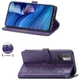 Шкіряний чохол-книжка Epik Art Case з візитницею на Xiaomi Redmi Note 10 5G / Poco M3 Pro Фіолетовий - зображення 4