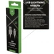 Дата кабель USB 2.0 AM to Lightning 1m nylon silver Vinga (VCPDCLNB1S) - изображение 4