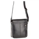 Чоловіча шкіряна сумка через плече Visconti S7 Messenger Bag A5 (Black) - зображення 3