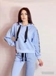 Женский костюм из трикотажа Poliit 7263 голубой 40 - изображение 2