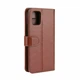 Класичний чохол-книжка Deexe Wallet Style для Samsung Galaxy A51 - Brown - зображення 7