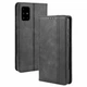 Чехол-книжка Deexe Retro Style для Samsung Galaxy A71 - Black - изображение 1