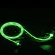 Светящийся магнитный кабель зарядки TOPK AM67 LED 1m 2.4A Type-C Green - изображение 2