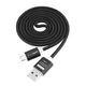 Кабель Lapu micro USB Андроид Шнур для Зарядки 1,5 метра нейлон Black - изображение 2