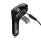 Bluetooth Baseus Streamer AUX/FM MP3 WAV авто адаптер ресивер магнитолы 2USB(3A) Черный - изображение 3