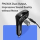 Bluetooth Baseus Streamer AUX/FM MP3 WAV авто адаптер ресивер магнитолы 2USB(3A) Черный - изображение 13