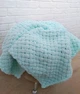 Плед Плюшевый Will Be Soft Вязаный Плетенка 150 х 200 см Мятный - изображение 2