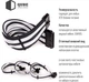 Набор кабелей QUBE для блока питания 1*24P MB, 1*4+4P CPU,2*6+2P VGA Black-White (QBWSET24P8P2x8PBW) - изображение 2