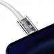 Кабель Baseus Superior Series Fast Charging Type-C to Lightning PD 20W 2 м White (CATLYS-C02) - изображение 6