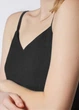 Топ льняной ES.design ss2121.1 размер XL черный - изображение 3