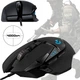 Дротова миша ігрова 4000 dpi для ПК та ноутбука Logitech HF402U USB з підсвічуванням та програмованими клавішами Чорний - зображення 1