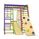 Детский спортивный игровой комплекс Baby Sport SB Акварелька Разноцветный 132х124х150 см (мини 1) - изображение 1