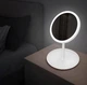 Косметическое зеркало с LED подсветкой С яркой лед подсветкой, встроенным аккумулятором, белое - изображение 6