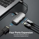 USB-хаб Vention USB3.1 Type-C > HDMI/VGA/USB 3.0/PD 100W Hub 4-in-1 (TOAHB) - изображение 4