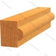 Сегментная фреза d8 D20.6 h32 L63 R18.3 Standard for Wood Bosch Professional (2608628354) - изображение 3