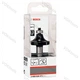Кромочная радиусная фреза d12 D36.7 h19 L70 R12 Standard for Wood Bosch Professional (2608628471) - изображение 1