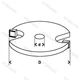 Дисковая пазовая фреза d8 D32 h4 L51 Standard for Wood Bosch Professional (2608628402) - изображение 3