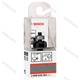 Галтельна фреза для кромок d8 D20.7 h8,7 L50 R4 Standard for Wood Bosch Professional (2608628361) - зображення 1