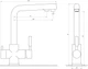 Смеситель для кухни под осмос Globus Lux GLLR-0888-1-ONIX - изображение 5