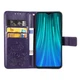 Чохол Clover для Xiaomi Redmi Note 8 Pro книжка шкіра PU фіолетовий Без бренду - зображення 4