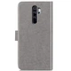 Чохол Clover для Xiaomi Redmi Note 8 Pro книжка шкіра PU сірий Без бренду - зображення 3